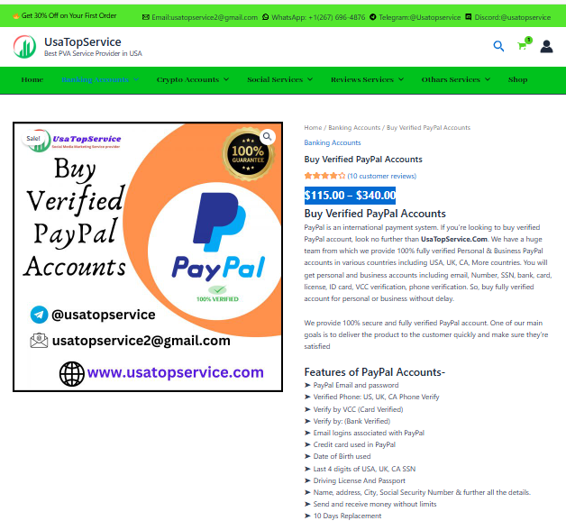 Buy Verified PayPal Accounts